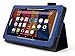 Case for Kindle Fire 7 (5th, 7th and 9th Generation) Tablet - Folio Case with Stand for Kindle Fire 7 Inch Tablet - (Imprint Blue)