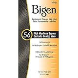 #56 Rich Medium Brown Bigen Permanent Powder - 6 Pack