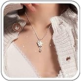 Ximdble Vintage Acrylic Star Pendant Necklace Silver Ball Choker Necklace Tiny Star Choker Necklace Silver Ball Necklace for Women