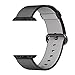 Smart Watch Band, Uitee Woven Nylon Band for Apple Watch 42mm Series 1 & 2, Uniquely and Artistically Designed Replacement Strap for iWatch, Best Comfortably Light With Fabric-Like Feel (Black)
