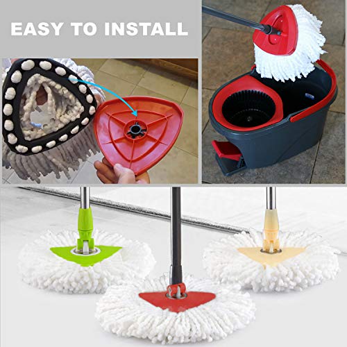 image for FAMEBIRD Replacement Mop Head for OCedar Microfiber Spin Mop Refill fo