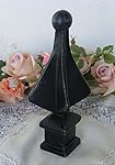 Cast Iron Finial Standing Table Top Sphere