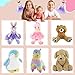 WEWILL Ballerina Teddy Bear Stuffed Animal Cute Soft Toy Plush Creative Doll 15-Inch (Pink)