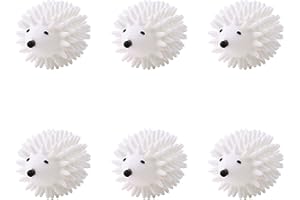 Mucalam 6X Laundry Ball Hedgehog Dryer Ball Reusable Dryer for Dryer Machine Anti- Static Ball Delicate