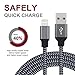 iPhone Charger, Eashion Lightning Cable 3Pack 10FT Extra Long Nylon Braided Charging Cord for iPhone7 7 Plus 6s Plus 6 6Plus 5 5s 5c SE iPad iPod & More (Carbon Black)