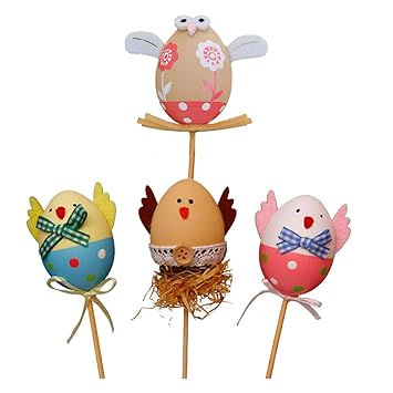 Amosfun 4 Pz Regalo Di Pasqua Pulcino Divertente Disegno Di