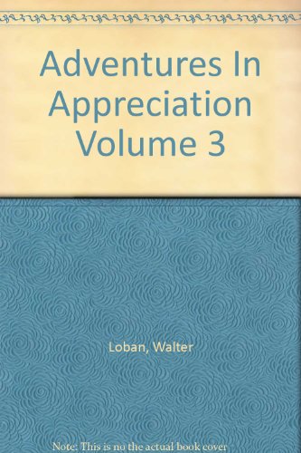 Adventures In Appreciation Volume 3 0153356731 Book Cover