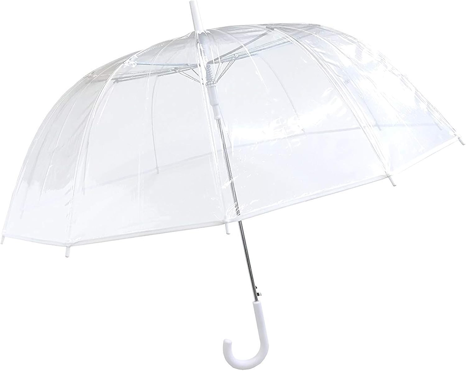 Transparenter Schirm mit weißen oder schwarzen Rändern.: Amazon.de ...