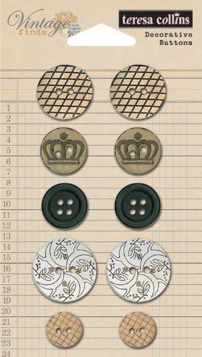 Teresa Collins Designs Vintage Finds Buttons