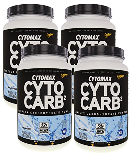 CytoSport CytoCarb 2, 100% Complex Carbohydrate Powder, 1.98 lbs. (Pack of 4)