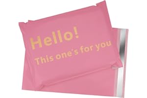 Vapulcio Poly Mailers 10x13 Inch 25 Pcs, Self Seal Shipping Bags with 2.4 Mil, Waterproof and Tear-resistant Mailers Poly Bags, Strong Adhesive Shipping Envelopes for Clothing, Pink