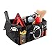 Exlight Trunk Organizer Folding Oxford Fabric Car Organizer-Waterproof Lightweight Collapsible Storage Box Multipurpose for Car Van SUV Truck (Black)