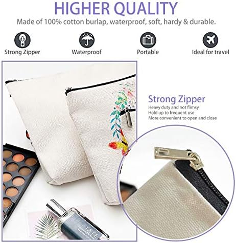 Makeup Cosmetic Bags for Women - Luck This S-hit - Funny Travel Bags Cotton Zipper Pouch for Birthday Retirement Birthday Anniversary Commemorative gifts 2 Makeup Cosmetic Bags for Women - Luck This S-hit - Funny Travel Bags Cotton Zipper Pouch for Birthday Retirement Birthday Anniversary Commemorative gifts