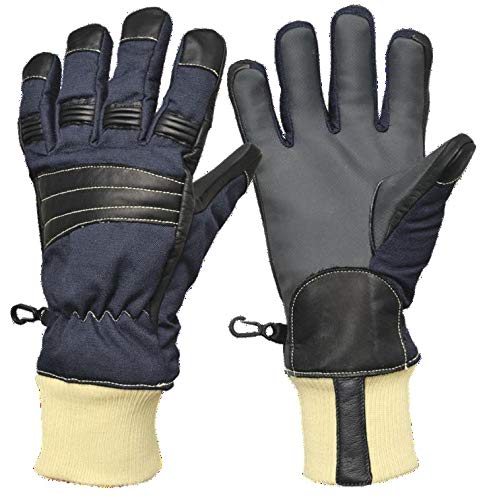 Rostaing Unisex's TopFighterBKV Gloves, Navy Blue Back, 9 / L