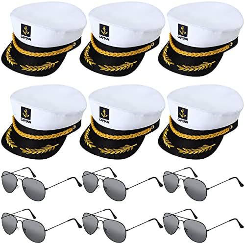 Casquette Capitaine Marin - Style Nautique, Réglable, Pour Déguisement Ou Look Quotidien