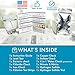 NovoBlue 14-in-1 Home Water Test Kit - Great for Well, Pool, Spa, Hot Tub, Aquarium, and Drinking Water - Detects Lead, Bacteria, Chloride, Chlorine, pH, and More! Made in The USA