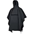 FIRE TECK Military Tactical Poncho,Multipurpose Waterproof Military Tent Poncho for Camping Hiking Outdoor Hunting