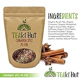 TEAki Hut Cinnamon Spice Pu-Erh Tea Size 2oz | Organic Loose Leaf Tea