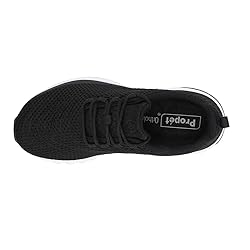 Propét Women's Tour Knit Sneaker, Black, 6.5