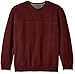 G.H. Bass & Co. Men's Big and Tall Mountain Fleece Long Sleeve Sueded Fleece Crewneck