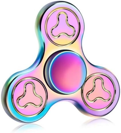 Artmarry Fidget Hand Spinner Stress Reducer Ultra Durable High Speed Ceramic Bearing Fidget Finger Toy for ADD ADHD Anxiety Autism Stress Relief - Absolute Best Hand Fidget Spinner (colorful4)