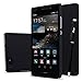 Huawei P8 lite case, KuGi ® High quality ultra-thin PC Hard Case Cover for Huawei P8 lite smartphone. (Black)