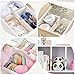 ikedon Drawer Dividers, Adjustable Drawer Divider, Anti-Scratch Foam Edges Drawer Dividers Organizers for Bedroom, Bathroom, Closet, Clothing, Office, Kitchen Storage (4, 11-17