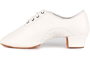 HIPPOSEUS Boys/Men lace-up Dance ShoesBallroom Dance Shoes for Latin Tango Salsa Kids Low Heel Dance Performence Shoes