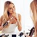 Dularf Curling Wand 1-1.5inch Tourmaline Hair Curling Iron with Ceramic Coating Hair Wand with Barrel Cool Tip Fast Heating Adjustable Temp. Auto Shut Off included Heat Resistant Glove