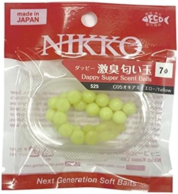 Amazon Nikko Kasei 激臭匂い玉 7f C05 オキアミイエロー Nikko Kasei ニッコー化成 ルアー