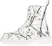 Dr. Martens Women's Pascal Patent Marble Combat Boot