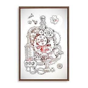 Framed for Living Room Bedroom Abstract for