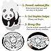 Waterproof Vinyl Stickers for Laptop Skateboard Bumper Bike Car Decals (100Pcs Black and White Stlye)