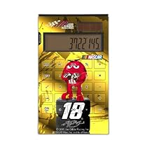 Kyle Busch Desktop Calculator officially licensed by NASCAR Full Size Large Button Solar by keyscaper&reg;
