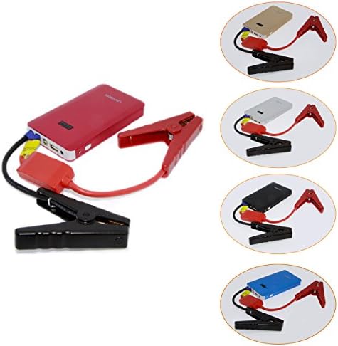 UNYSON Gen3 400A 8000mAh Ultra-Portable Jump Starter/Power Bank with Metal Case, Smallest in the Kind, 5 Colors with Wrapping Bag (Red)