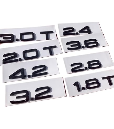 Scritta A3 Per Audi | Codice Ricambio Originale 8Y0071803, Colore Nero
