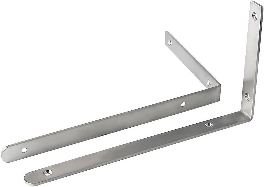 Sayayo 4MM Shelf Bracket Corner Brace Joint Angle Bracket Shelf Support Wall Hanging 300mm*156mm - Image 5