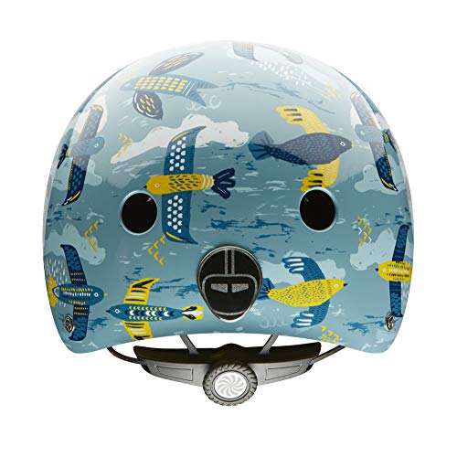 Nutcase - Patterned Street Bike Helmet for Adults, Feathered Friends, Medium - Thumbnail 2