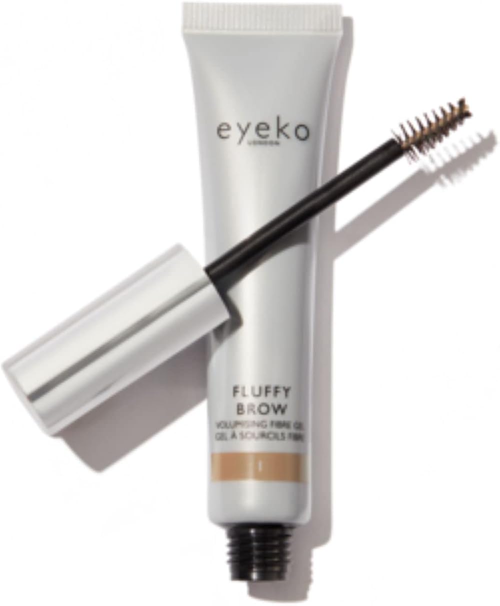 Eyeko Fluffy Brow Gel Ash Blonde 1 | 16hr Volumising Vegan Fibre Brow Mascara