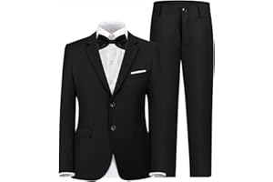 YAVAKOOR Boys Slim Fit Suits for Boy Suit Set Kids Dresswear for Formal Wedding