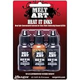 Ranger Melt Art Heat it Dye Inks, 0.5-Ounce, 3 Per Package