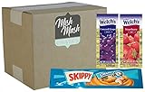 Skippy Peanut Butter, Welch's Grape Jelly and Strawberry Jam Combo, Single Serve Packets (50 CT)
