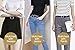 WHIPPY Jeans Belt for Women Genuine Leather Belt with Pin Buckle (Suit Pant Size 28-34 Inches, Black)