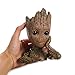 HEYFAIR Treeman Baby Groot Star-Lord Pen Cactus Succulent Planter Pot Container Multifunction Desk Organizer Accessories