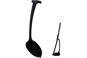 GUIIYLGG Sword Stand Katana Swan Shape Large Sword Holder Vertical Sword Display Stand 22.8Inch for Wakizashi Weapon Display