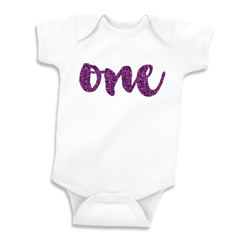 purple first birthday outfit
