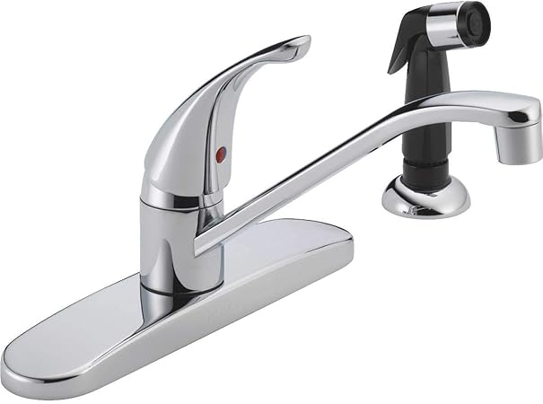 Delta Faucet 1h Ch Kit Faucet With Spry P115lf Amazon Com
