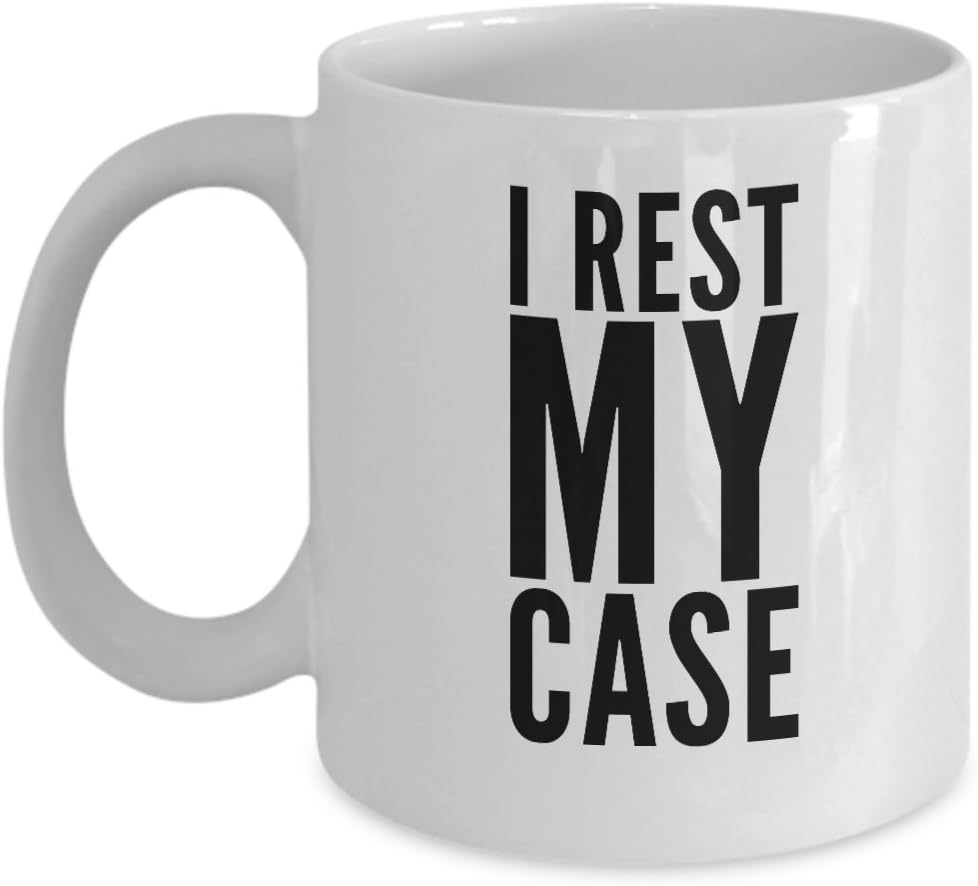 Attorney Funny Gifts - I Rest My Case Coffee Mug Tea Cup Lawyer Retirement Present