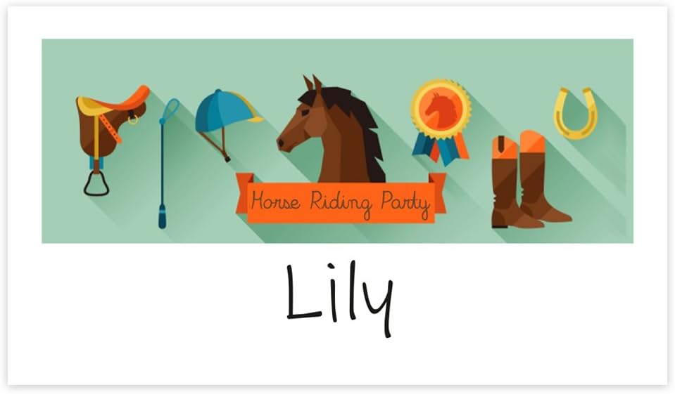 Horse Riding - Party Sticker - Pack of 10