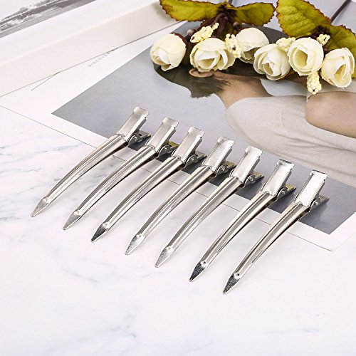 Hicarer 3.5 inches Metal Curl Clips Duck Bill Sectioning Clips Alligator Hair Clips (24 Pieces) - //medicalbooks.filipinodoctors.org